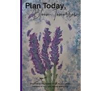 Plan Today, Blossom Tomorrow! - 90-Day Guided Planner for Growth & Productivity (Black & White): Monthly, Weekly & Daily Pages | Hand-Painted Floral Cover Supports College Fund