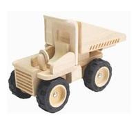 Camion benne en bois naturel