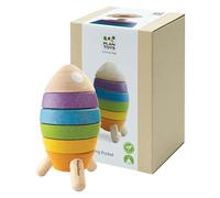 PLAN TOYS PLTO-5694 PLTO-5694-Cohete Apilable, Mini Figure