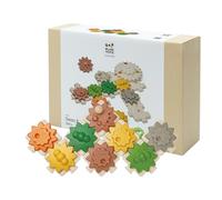 Plan Toys – Puzzle 1er âge Engrenages – Bois – Beige TU