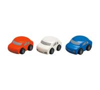 Plan Toys Set 3 Voitures Famille Bois Écologique dès 3 Ans