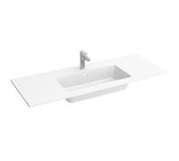 Plan vasque VILNA 1205 sans siphon ni bonde de vidage clic-clac MINERALsolID MAT - SALGAR 91327