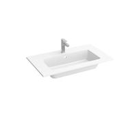 Plan vasque VILNA 805 sans siphon ni bonde de vidage clic-clac MINERALsolID MAT - SALGAR 91235