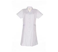 Planam 1687052 BW Blouse professionnelle femmes manches courtes Taille 52 Blanc