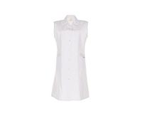 Planam 1692036 BW Blouse professionnelle femmes sans manches Taille 36 Blanc