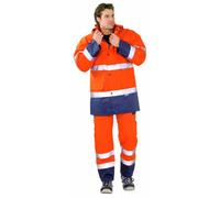 Planam 2056044 Signalisation Parka Taille S Orange/Bleu Marine