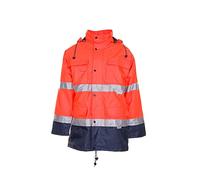 Planam 2056048 Signalisation Parka Taille M Orange/Bleu Marine