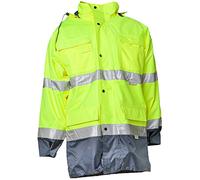 Planam 2057060 Signalisation Parka Taille XXL Jaune/Bleu Marine