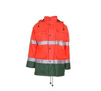 Planam 2058044 Signalisation Parka Taille S Orange/Vert