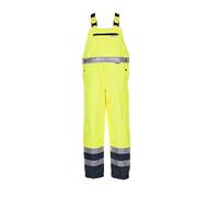 Planam 2087060 Signalisation Salopette d'hiver Taille XXL Jaune/Bleu Marine