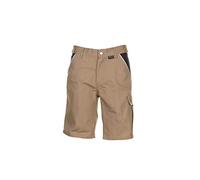 Planam 2175052 Canvas 320 Bermuda de travail Taille L en Kaki/Noir