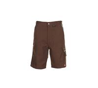Planam 2176064 Canvas 320 Bermuda de travail Taille XXXL en Marron/Noir