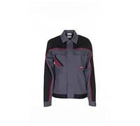 Planam 2319050 Highline Blouson de travail pour femme Taille 50 en Ardoise/Noir/Rouge