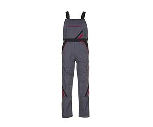 Planam 2332027 Highline Salopette Taille 27 Ardoise/Noir/Rouge