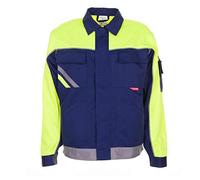 Planam 2413029 Visline V1 Blouson de travail Taille 29 en Bleu Marine/Jaune/Zinc