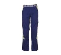 Planam 2423110 Visline Pantalon de travail Taille 110 en Bleu Marine/Jaune/Zinc