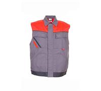 Planam 2460044 Visline Gilet Taille S Zinc/Orange/Ardoise
