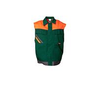 Planam 2462060 Visline Gilet Taille XXL Vert/Orange/Ardoise