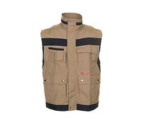 Planam 2534044 Plaline Gilet de travail Taille S en Sable/Noir