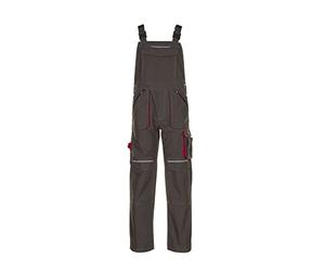 Planam 2833064 Basalt Salopette Taille 64 Olive/Rouge