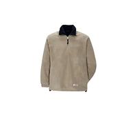 Planam 351060 Relax Pull col camonnieuer Taille XXL Camel/Bleu Marine