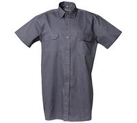 Planam 405041 Chemise à manches courtes en Serge Taille 41/42 Gris