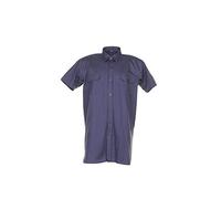 Planam 405049 Chemise à manches courtes en Serge Taille 49/50 Gris