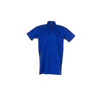 Planam 410047 Chemise à manches courtes en Serge Taille 47/48 Bleu Moyen