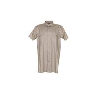 Planam 412045 Chemise à manches courtes en Serge Taille 45/46 Kaki
