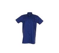 Planam 418043 Chemise à manches courtes en Serge Taille 43/44 Bleu Forcé