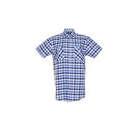 Planam 485043 Chemise Taille 43/44 Carreaux Bleu