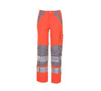 Planam 5610028 Plaline Haute visibilité Pantalon Taille 28 Orange/Zinc