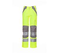 Planam 5611029 Plaline Haute visibilité Pantalon Taille 29 Jaune/Zinc