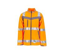 PLANAM Planam Veste de signalisation softshell Plaline, orange / ardoise, Taille unisexe: 2XL Quantité:1