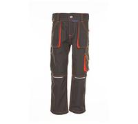 Planam Boys Basalte pour Enfant Pantalon junior taille 110 116 en olive orange, Olive/Orange, 110-116 EU