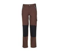 Planam Canvas 320 pantalon professionnel marron/noir taille 24, 2126024