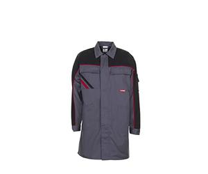 Planam Highline Manteau Professionnel pour Homme Manteau professionnel « Highline » taille 48 en ardoise/noir/rouge Homme (lot de 1)