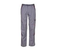Planam Highline - Pantalon de travail - - Gris (zinc/ardoise/rouge) - FR: 36 (Taille Fabricant: DE: 40)