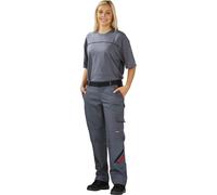 Planam 2329050 Highline Pantalon femmes Taille 50 Ardoise/Noir/Rouge