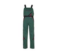 Planam Highline - Salopette de travail - Vert (Vert/Noir/Rouge) - FR: 50 (Taille Fabricant: DE: 54)