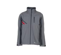 Planam Highline veste softshell zinc/argent/rouge taille S, 2381044