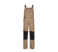 Planam Men's Canvas Dungarees 320, Size 42 (Germany) in Black