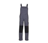Planam Men's Canvas Dungarees 320, Size 42 (Germany) in Black