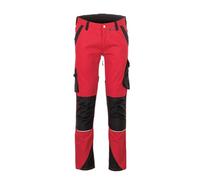 Planam Norit 6407 Pantalon pour homme, rouge/noir, taille 46