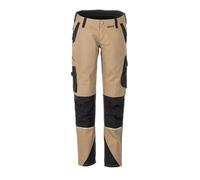 Planam Norit 6413 Pantalon pour Femme - Sable - Noir - Taille 44