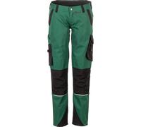 Planam Norit pantalon professionnel femme vert/noir taille 42, 6414042
