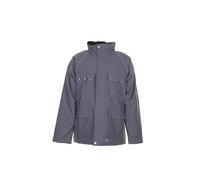 PLANAM® parka unisexe CANVAS 320 gris, noir taille L