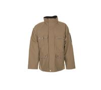 PLANAM® parka unisexe CANVAS 320 kaki, noir taille M