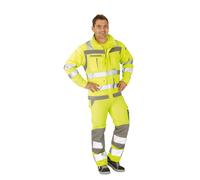 PLANAM Plaline Blouson de sécurité jaune/zinc 56, Taille:48, Couleur:jaune/zinc, Classe:2