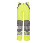 PLANAM PLANAM Pantalon de signalisation Plaline, jaune / zinc, Taille de confection DE : 54 Quantité:1